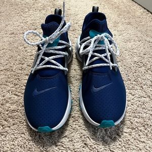 Nike React Presto size 10 Navy Blue and Teal.